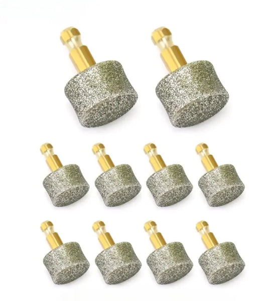 Furiviox™ 3-Pack Metal Drill Bit Replacement Heads (for Nail Grinder)