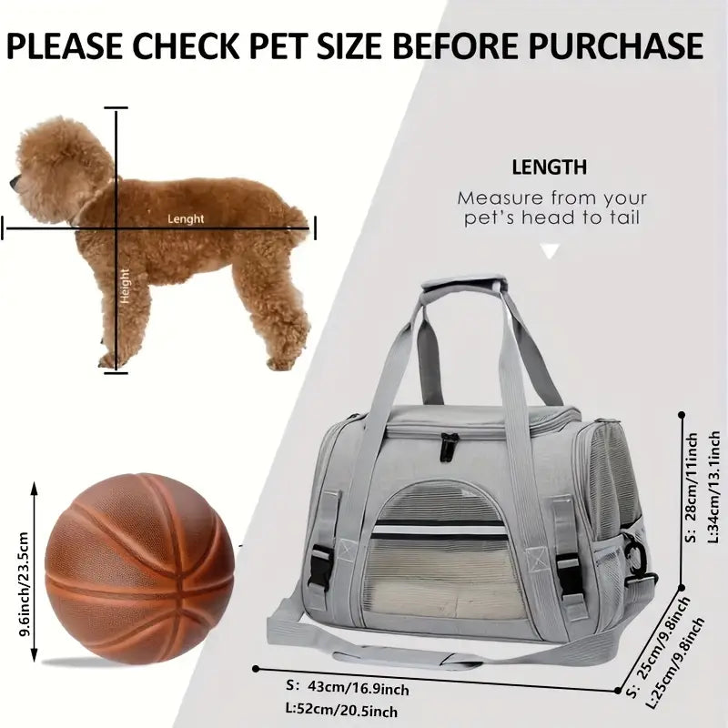 Portable Pet Travel Carrier
