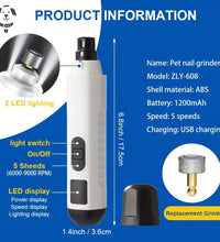 Furiviox™ 5-Speed Electric Nail Grinder