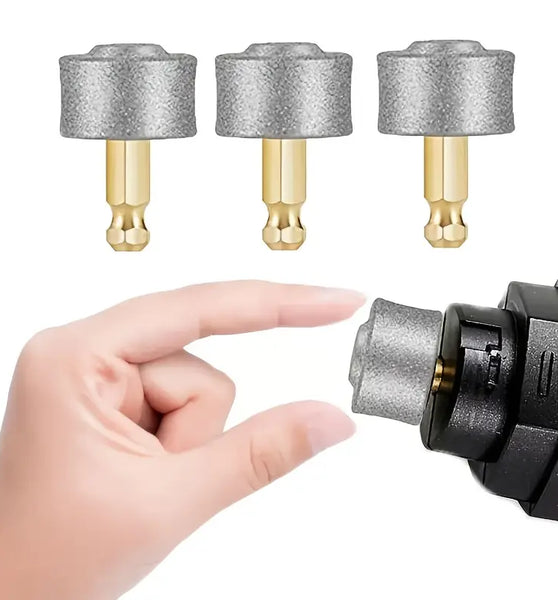 Furiviox™ 3-Pack Metal Drill Bit Replacement Heads (for Nail Grinder)