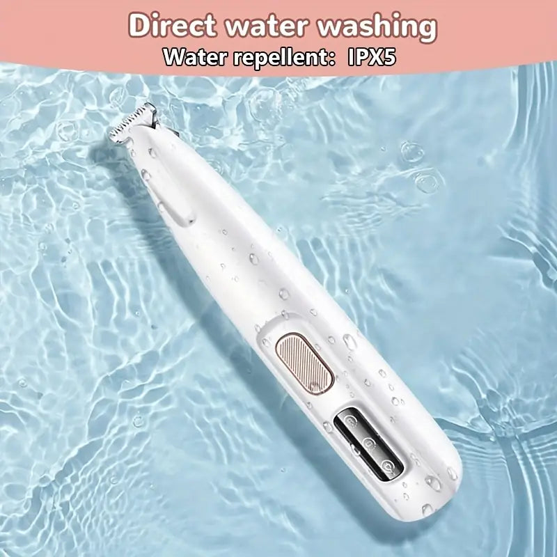 USB-Rechargeable Paw & Detail Trimmer with LED Light