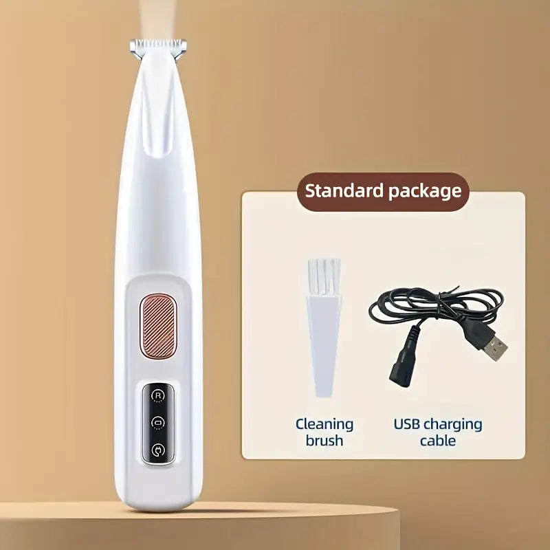 USB-Rechargeable Paw & Detail Trimmer with LED Light