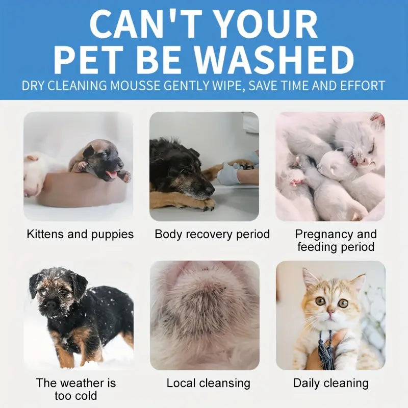 No-Rinse Pet Cleaning Spray