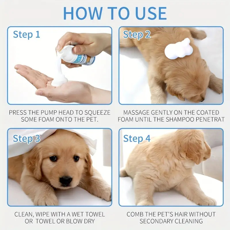 No-Rinse Pet Cleaning Spray