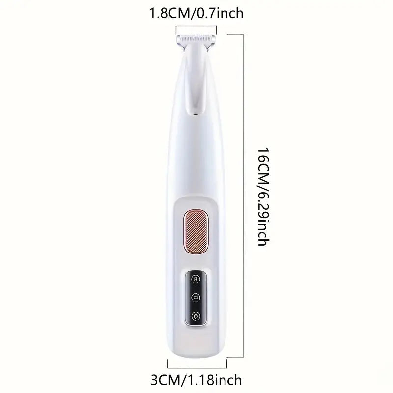 USB-Rechargeable Paw & Detail Trimmer with LED Light