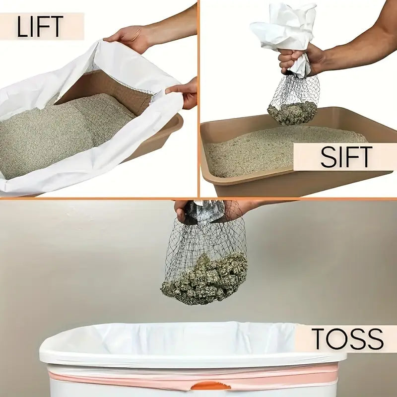 Reusable Cat Litter Box Filter Liners – Hands-Free Hygiene Filters