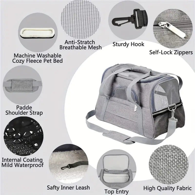 Portable Pet Travel Carrier