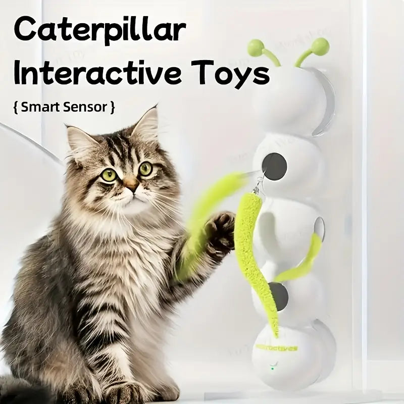 Interactive Cat Toy Worm